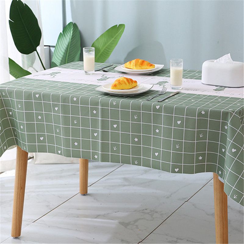 Khăn Trải Bàn Chống Thấm Nước / Dầu Đơn Giản Trang Trí Nhà Cửa