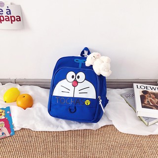 Balo Kèm Móc Khoá Gấu Bông Doremon Doraemon