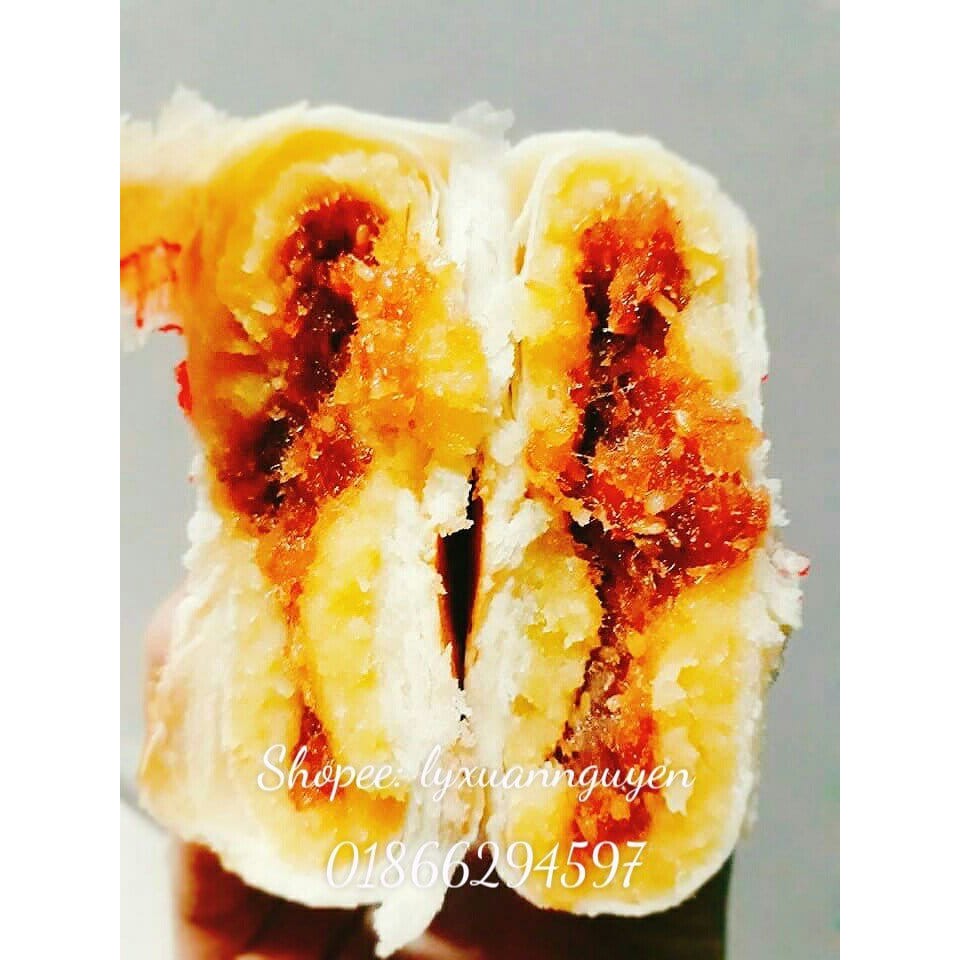 [ 1 Bịch 4 Cái ] Bánh Pía Thịt Lạp 400g Tân Huê Viên - DING DING FOOD | BigBuy360 - bigbuy360.vn