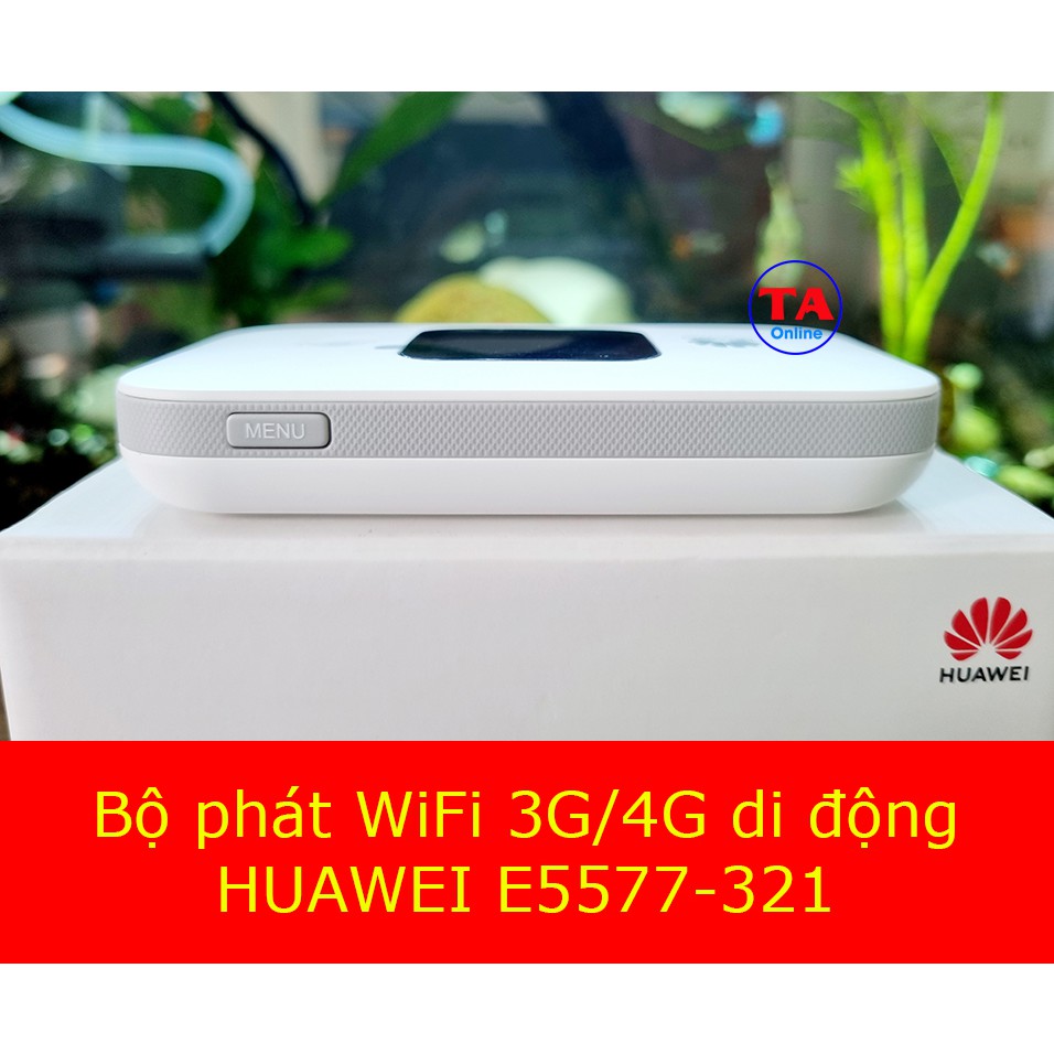 Wifi 4G Huawei E5577  và Pin 3000mAh - Hàng Chính Hãng - sử dụng liên tục 12h - Kết nối 16 thiết bị