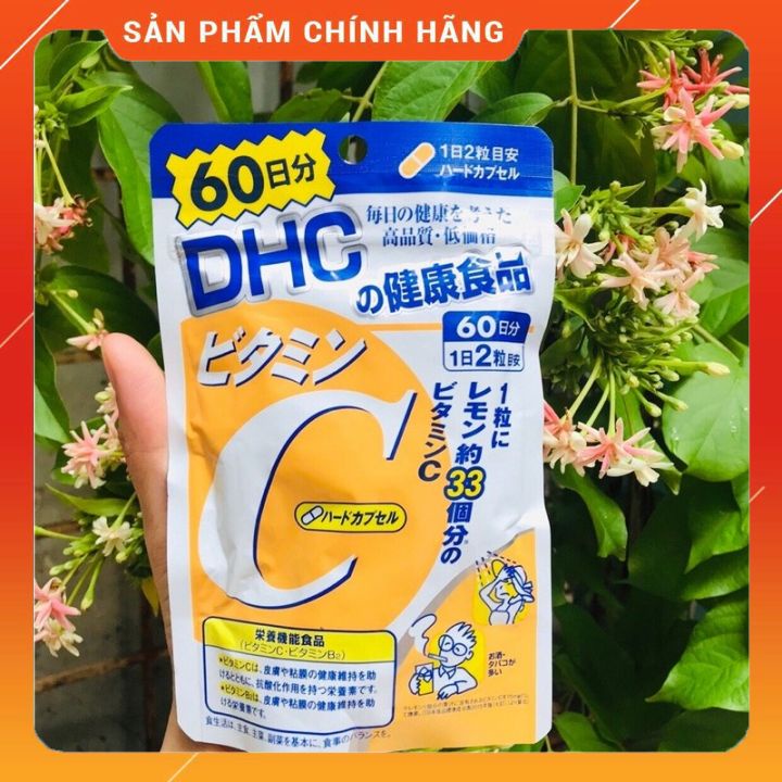 Viên uống DHC Bổ sung Vitamin C 🔥𝐒𝐀𝐋𝐄 𝐌𝐀̣𝐍𝐇🔥 đến từ Nhật Bản 30 ngày và 90 ngày, hỗ trợ làm đẹp da, mờ thâm | Thế Giới Skin Care