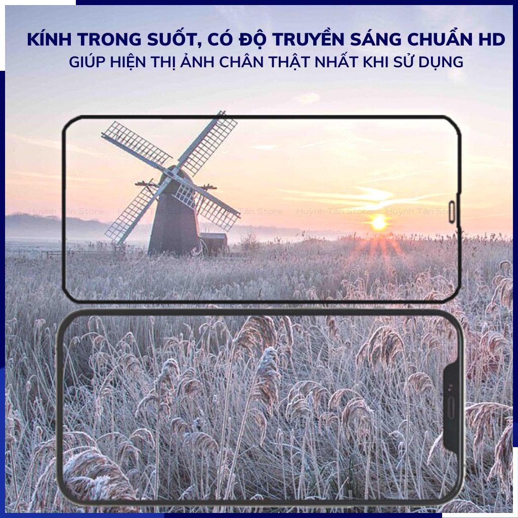 Kính cường lực Iphone 13 Pro Max hãng King Kong full màn hình,mượt,mỏng,vát cong 2,5D,chống trầy xướt,chống va đập