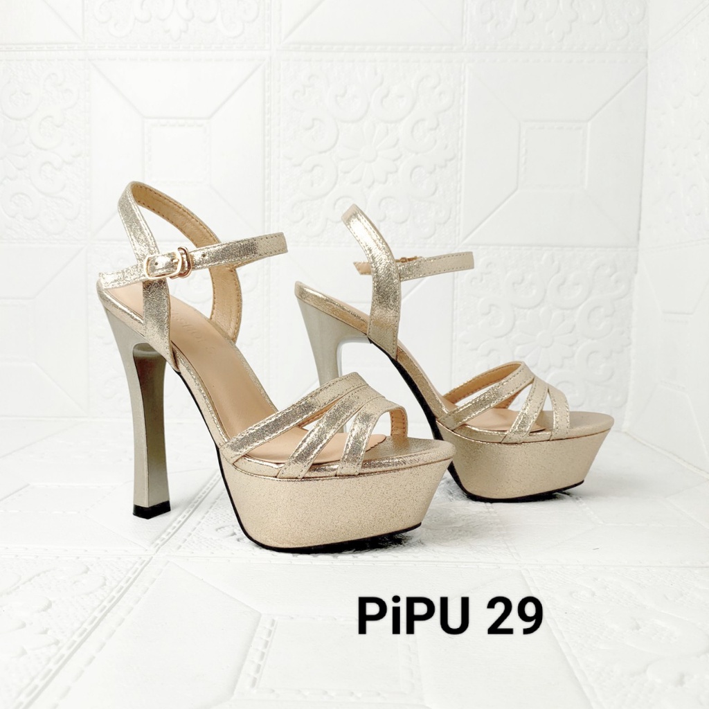 Giày cao gót đế đúp 13cm ,sandals cao gót thời trang, giày cưới,hao hậu catwalk, 29