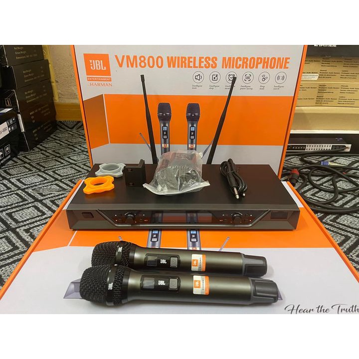 Mic Không Dây Jbl Vm800, có tự ngắt ,hàng nhập khẩu mới nhất