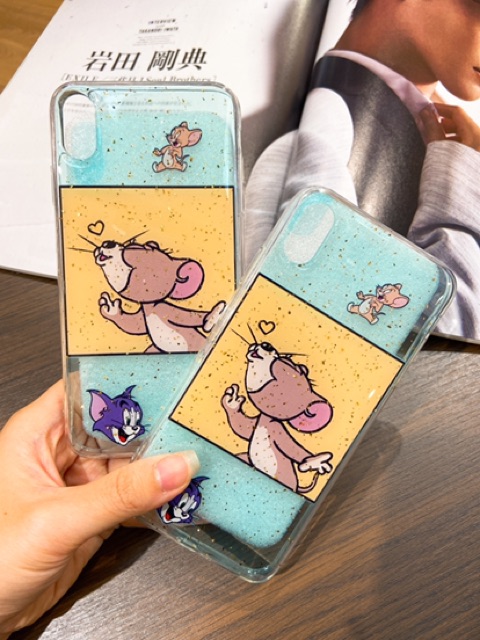 🌸Ốp lưng iphone🌸 silicon tom và jerry đẹp độc lạ xưởng ốp full ip 6-6s/6-6s-plus/7-8-plus/X-XS/XSMAX/11/11-PRO-MAX