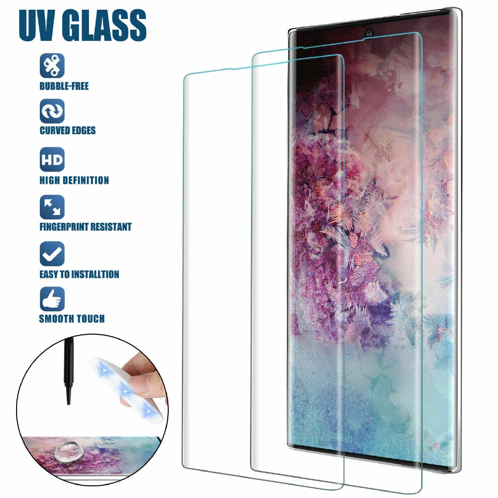 Kính cường lực chống tia UV bảo vệ màn hình cho Samsung Note 10 Note 10 Plus S10 S10 +
