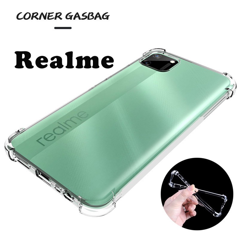 Ốp lưng chống sốc trong suốt Realme 3/Realme C3/Realme 6/Realme 5/5i/5s/6i/6 pro/C12/C15/C11 2021/C20/C33/C35
