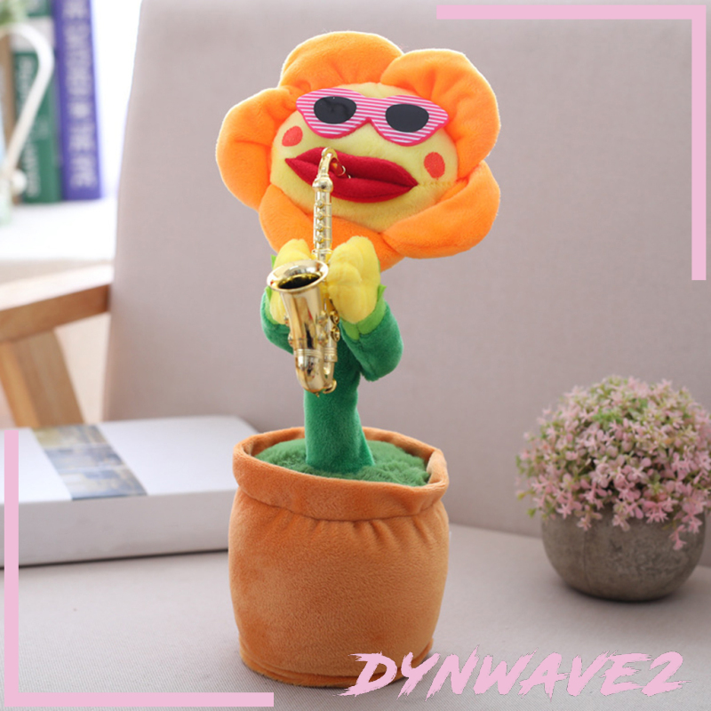 Búp Bê Nhồi Bông Hoa Hướng Dương Biết Hát Nhảy Múa Điện Tử Hình