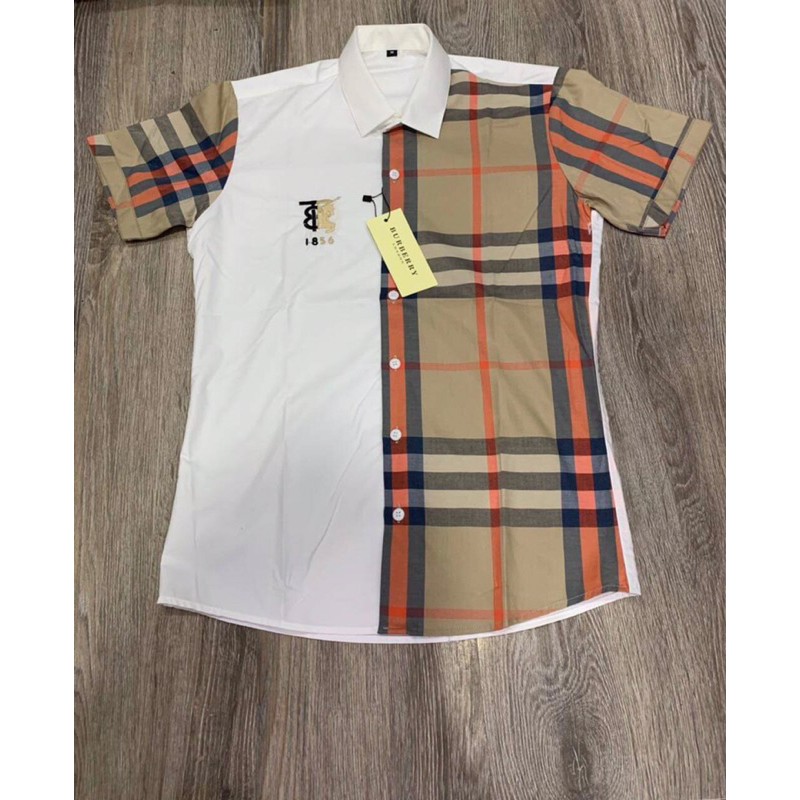 ÁO SƠ MI CỘC TAY PHA KẺ BBR | BigBuy360 - bigbuy360.vn