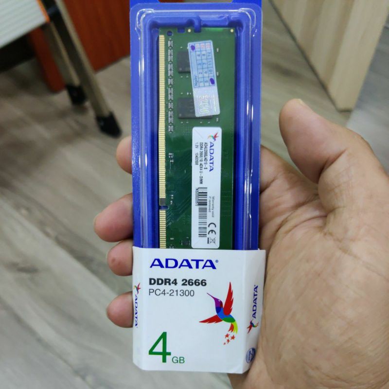 RAM Desktop DDR4 Adata 4GB Bus 2666