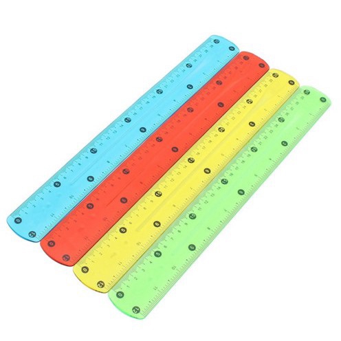 Thước dẻo hai mặt xinh xắn cho học sinh 30cm