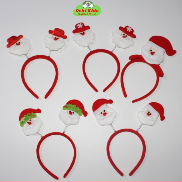 Xước tóc giáng sinh, bờm cài tóc noel siêu đáng yêu cho bé.