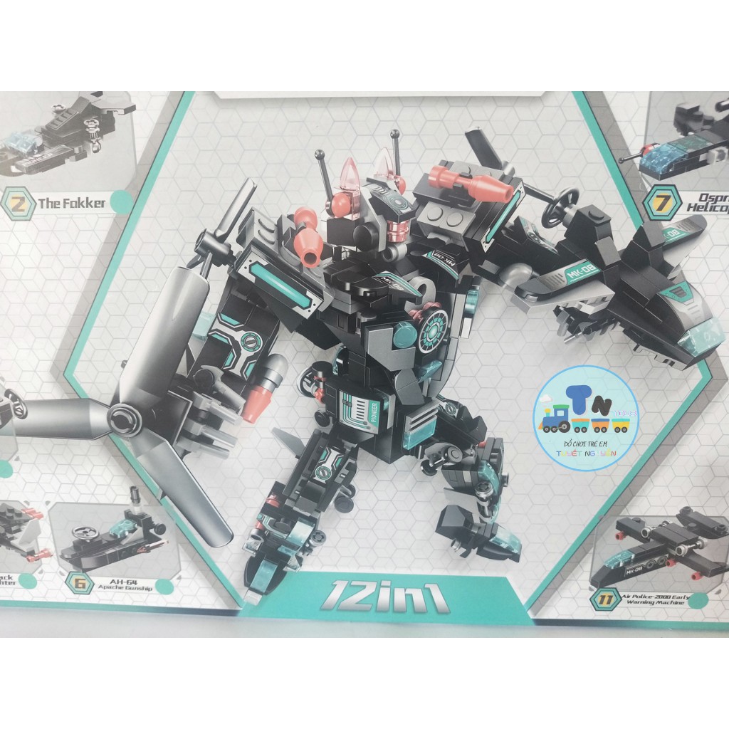 LEGO SUPER PIONEER ROBOT LẮP RÁP SIÊU ROBOT 12IN1 GỒM 577 CHI TIẾT