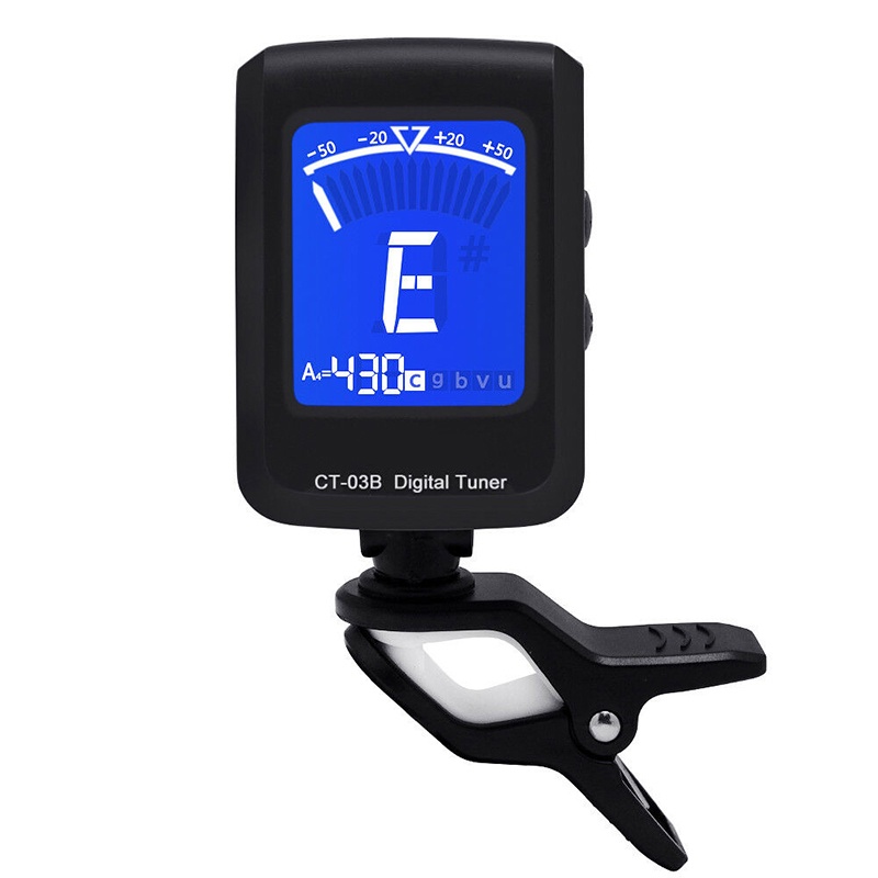 LED Clip-on Electronic Digital Guitar Bass Violin Ukulele Chromatic Tuner ☆BjFranchisemall