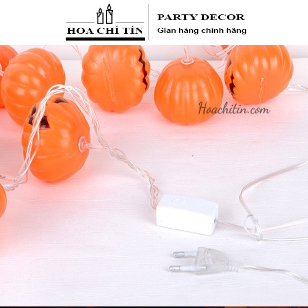 Dây Đèn Led Bí Ngô Trang Trí Halloween