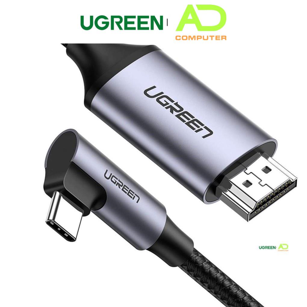 Cáp chuyển USB C sang HDMI dài1,5-2m cao cấp hỗ trợ 4K 2K UGREEN MM142 50570 MM141 50530