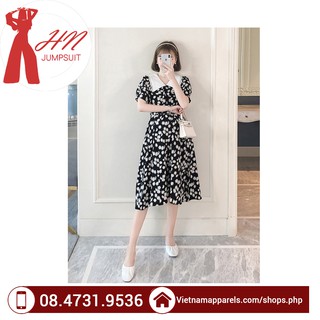 Váy tiểu thư hoa cúc nhí