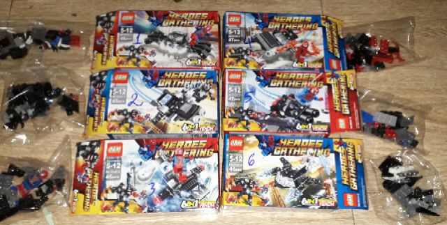 là Lắp ráp 1 hộp LegoHeroes 99347 có nhiều chi tiết bằng nhựa ABS