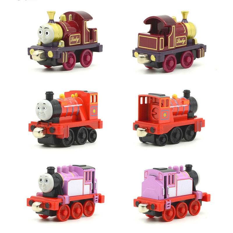 Bộ Đồ Chơi Đường Ray Xe Lửa Thomas Bằng Hợp Kim Nam Châm Độc Đáo Cho Bé