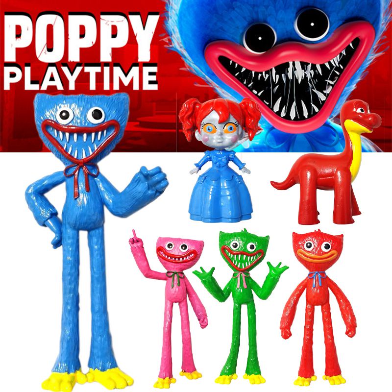 Búp bê đồ chơi hình nhân vật game Huggy Wuggy Poppy Playtime đáng sợ phù hợp làm quà tặng giáng sinh cho bé