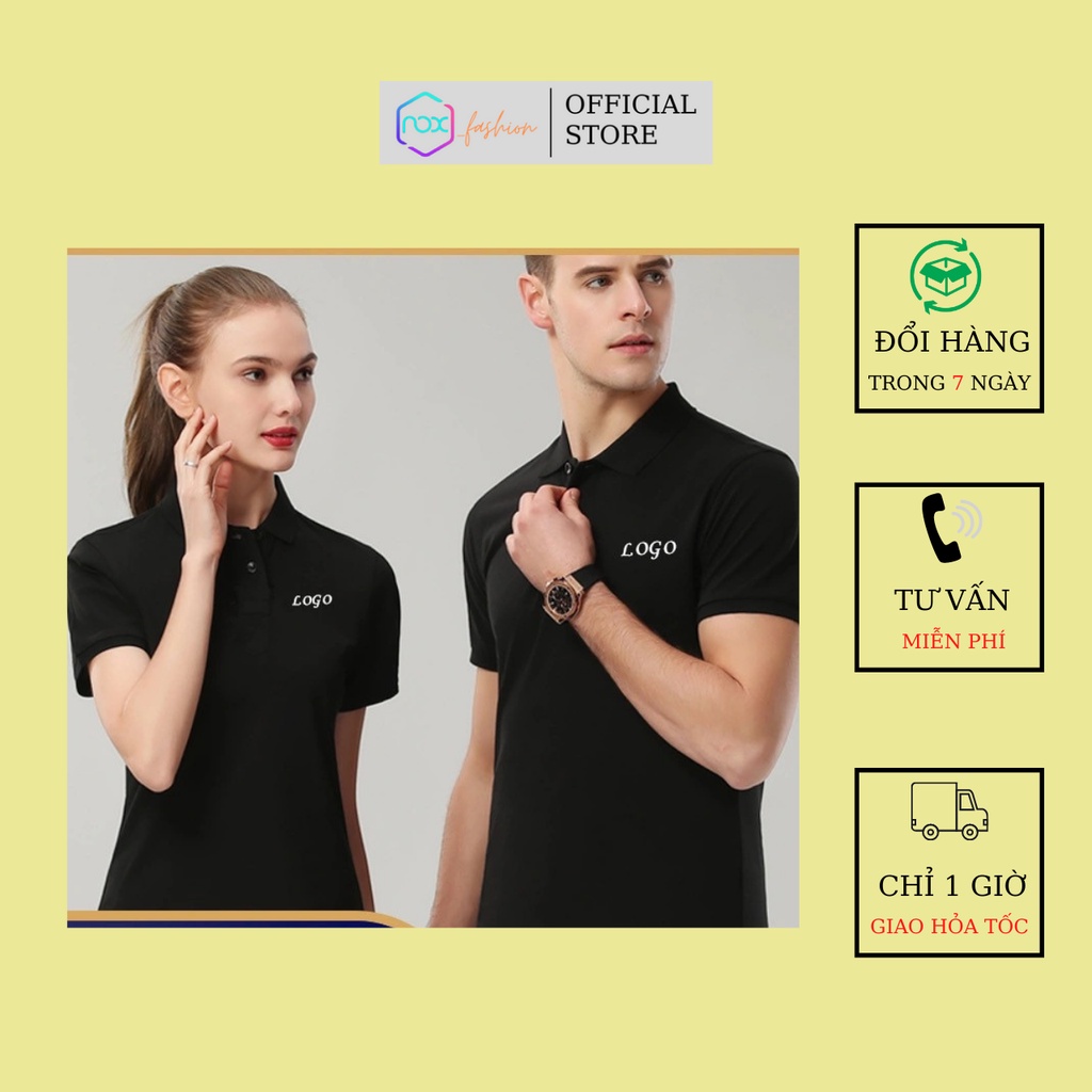 Áo Polo nam vải Cotton cá sấu cao cấp xuất xịn dệt bo dày dặn chuẩn form áo thun cổ bẻ tay ngắn khỏe khoắn thanh lịch | BigBuy360 - bigbuy360.vn