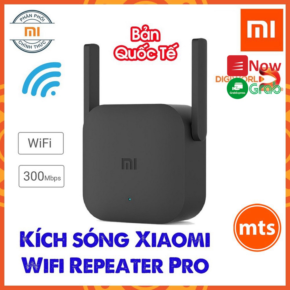 Kích sóng Wifi Xiaomi Repeater PRO băng thông 300 Mbps -DC3030 Chính Hãng - Minh Tín Shop
