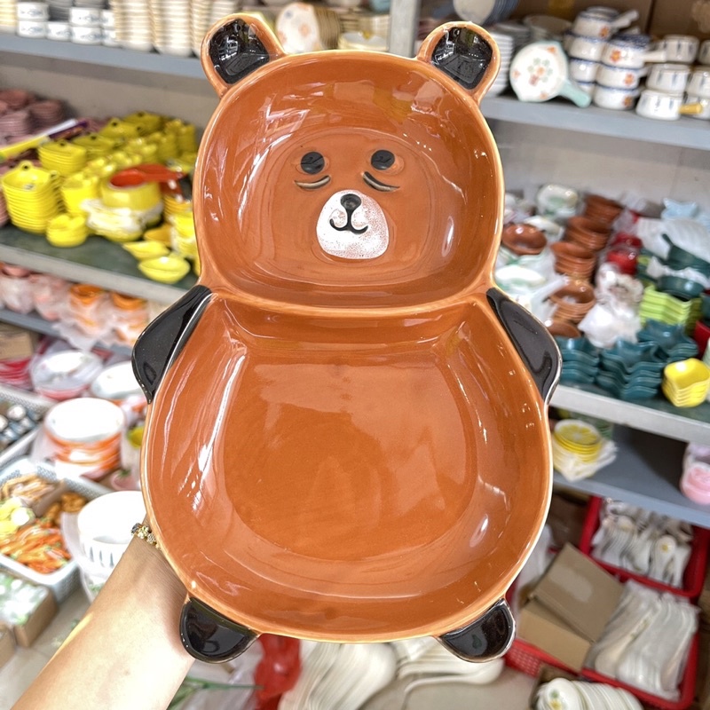 Khay gốm sứ hình ngộ nghĩnh đáng yêu