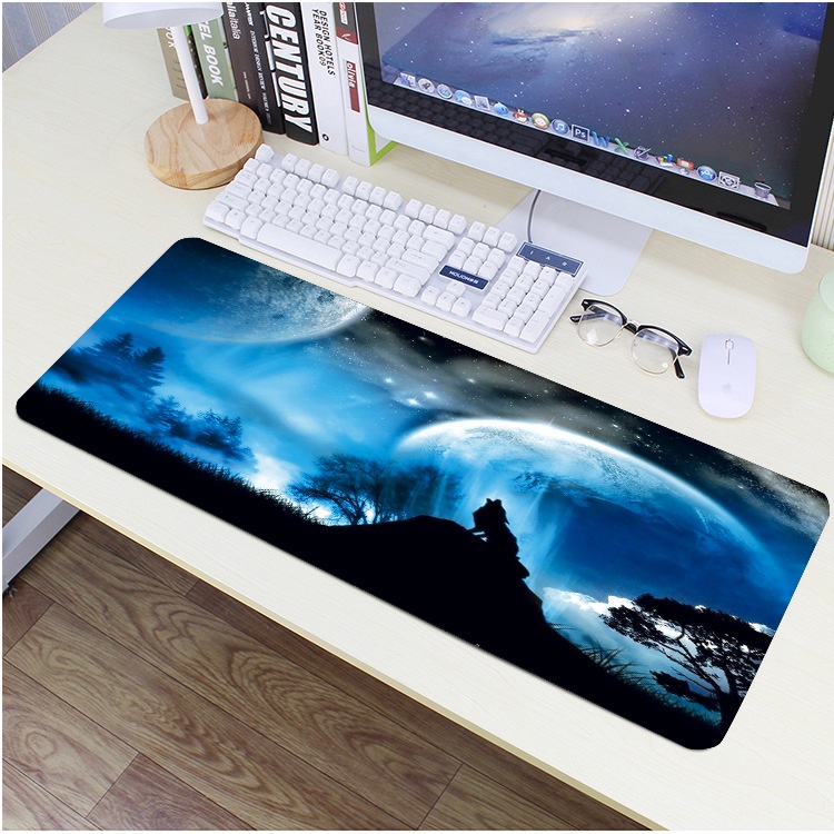 Lót chuột cỡ lớn 80x30 cm loại dày size lớn nhiều mẫu bo viền siêu bền