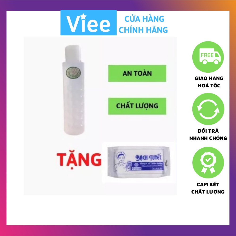 Nước Rửa Móng Tay Acetone 125ml (Tặng Bịch Bông Gòn)