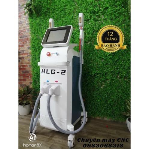 Máy triệt lông xóa xăm 2in1 HLG-2