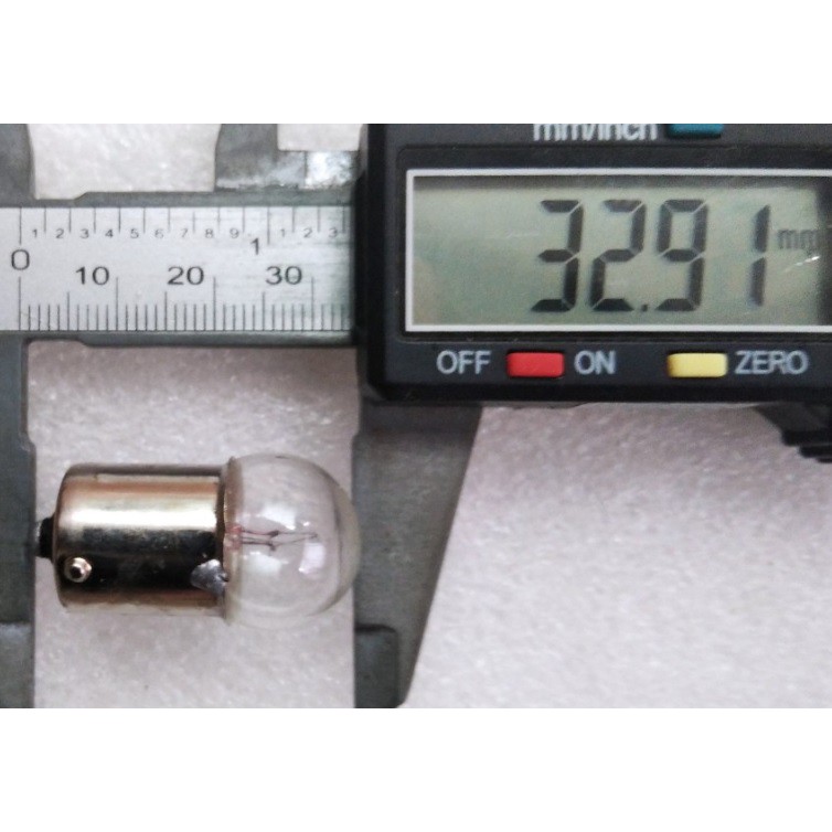 Bóng Đèn Sợi Đốt Đầu Tròn Đuôi Gài 15mm Tiếp Xúc Đơn BA15S  6V 8W | BigBuy360 - bigbuy360.vn