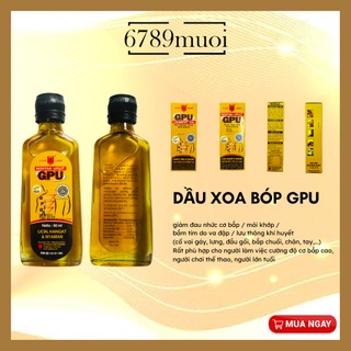 Dầu xoa bóp gpu liniment oil indonesia 60ml rub - massage - knead