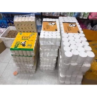 Giấy vệ sinh Sipao gấu trúc 50 cuộn trắng