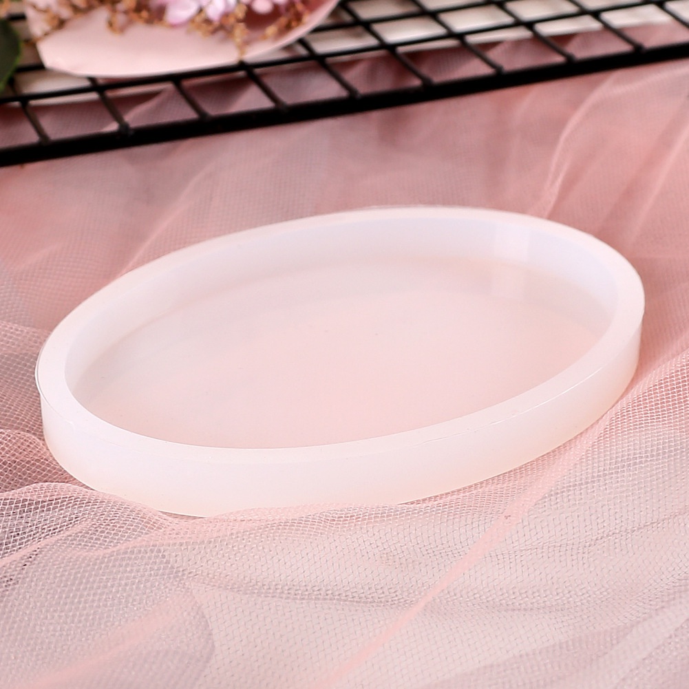 Khuôn Silicone Hình Oval Làm Trang Sức Thủ Công