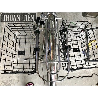 Rổ xe đa năng gấp mở tự động chỉ với 1 cái móc, dùng chế cho nhiều loại xe, chứa vật dụng gia đình linh động