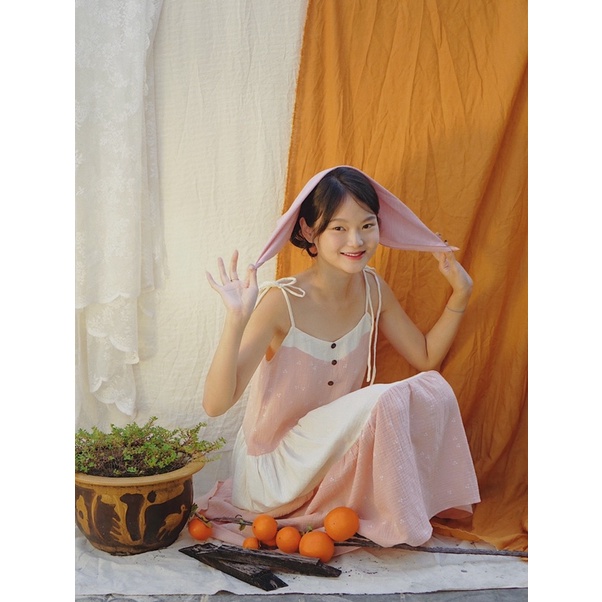 Váy Mơ - Lengdeng.Collect | Váy Babydoll hai dây xô muslin