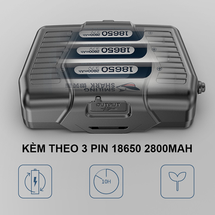 Đèn pin đội đầu siêu sáng K808 - P90 chống nước cao cấp kèm 3 pin sạc - MUÔN PHƯƠNG SHOP