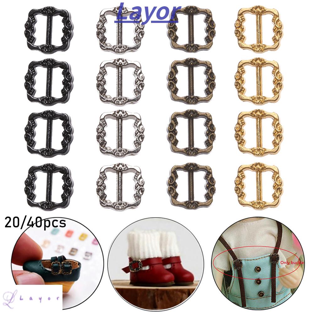 Set 20 / 40 Nút Thắt Dây An Toàn Cho Búp Bê 3.5mm / 9mm