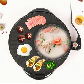 Bếp lẩu nướng đa năng - Nồi nướng lẩu 2 ngăn