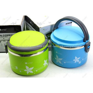 Ca đựng cơm, cháo inox giữ nhiệt
