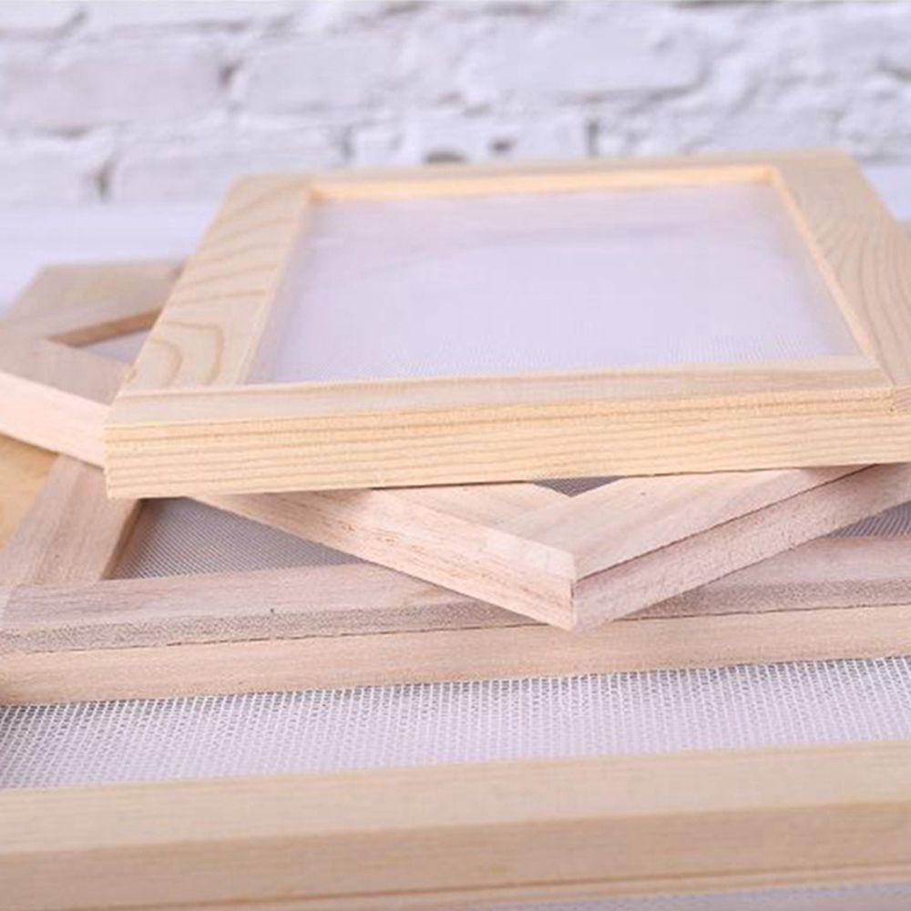 Bộ Khuôn Làm Tranh Giấy Thủ Công DIY Bằng Gỗ Dành Cho Người Lớn Và Trẻ Em