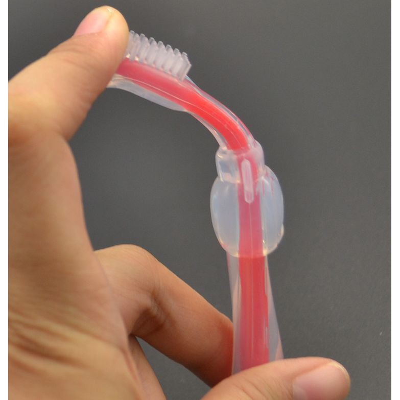 Bàn chải đánh răng silicon siêu mềm cho bé nhỏ xinh