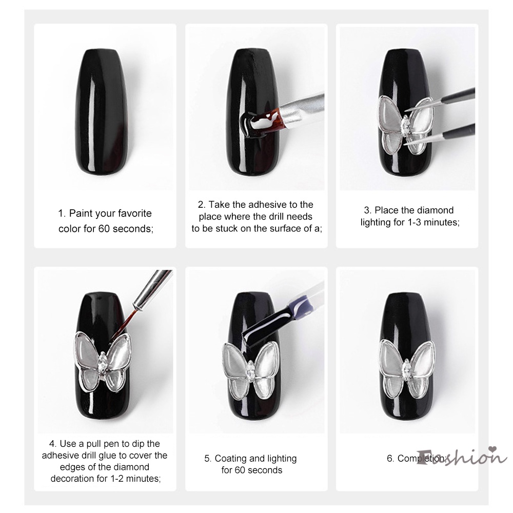 Keo Dán Gel UV Đính Đá Trang Trí Móng Tay / Nhà Ở