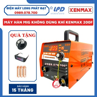 Máy hàn mig không dùng khí kenmax 200f thế hệ mới, dây mig rời tiện lợi, hàn mic không dùng khí và hàn que
