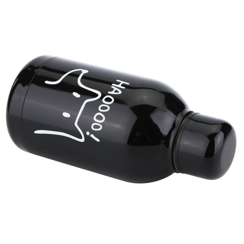 Bình Nước Giữ Nhiệt Bằng Thép Không Gỉ Họa Tiết Hoạt Hình Dung Tích 300ml