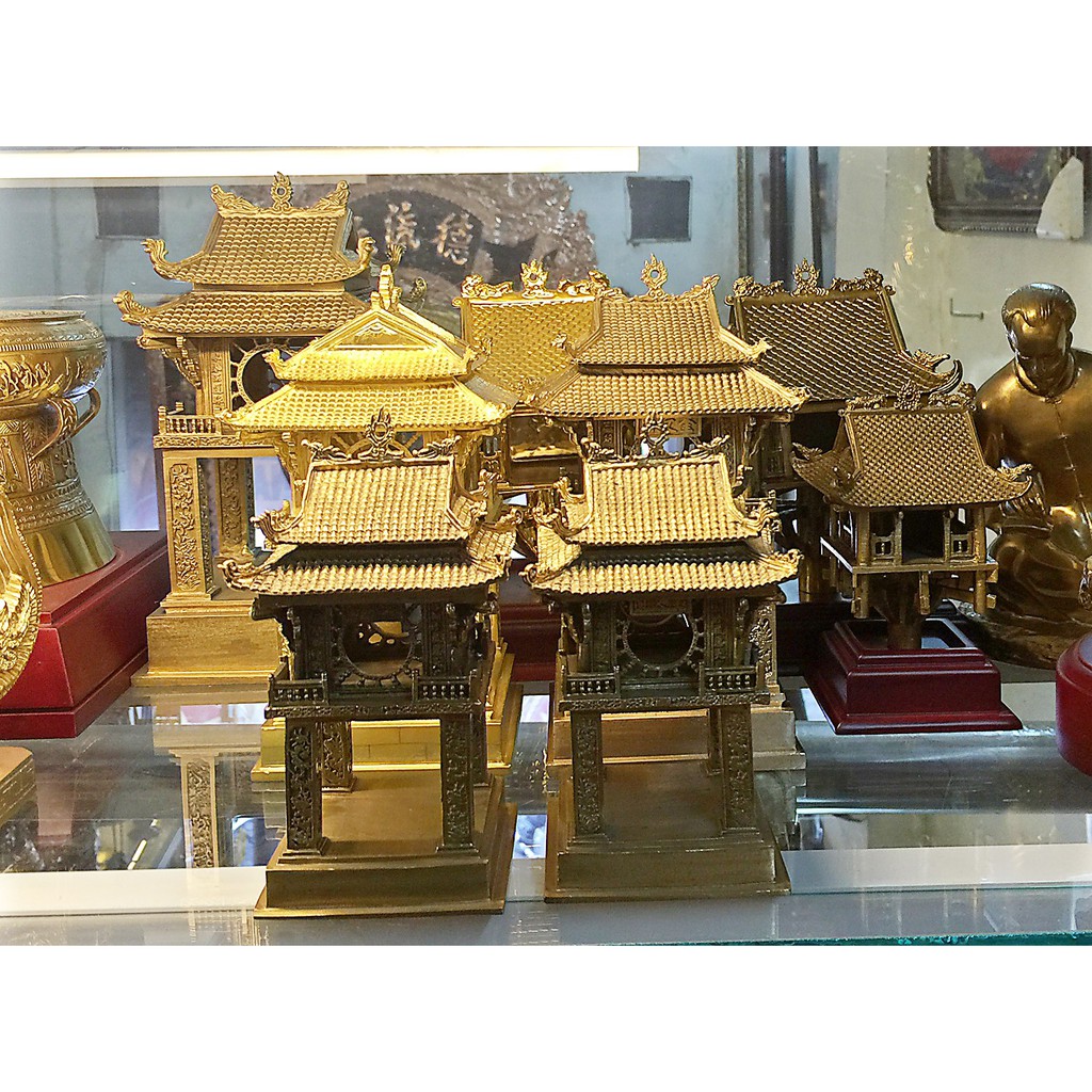 Tượng Khuê Văn Các đúc từ đồng nguyên chất làm quà lưu niệm để bàn làm việc
