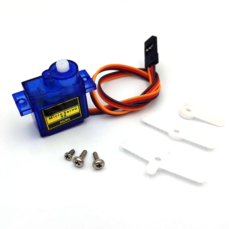 Servo xanh SG90 - Bánh răng nhựa (1.8Kg)