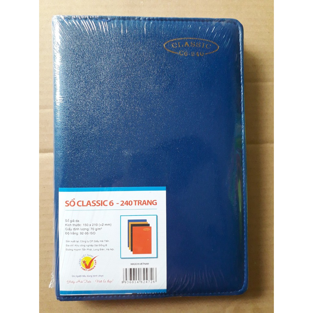 Sổ da 240 trang C6-240- KT 15x21cm