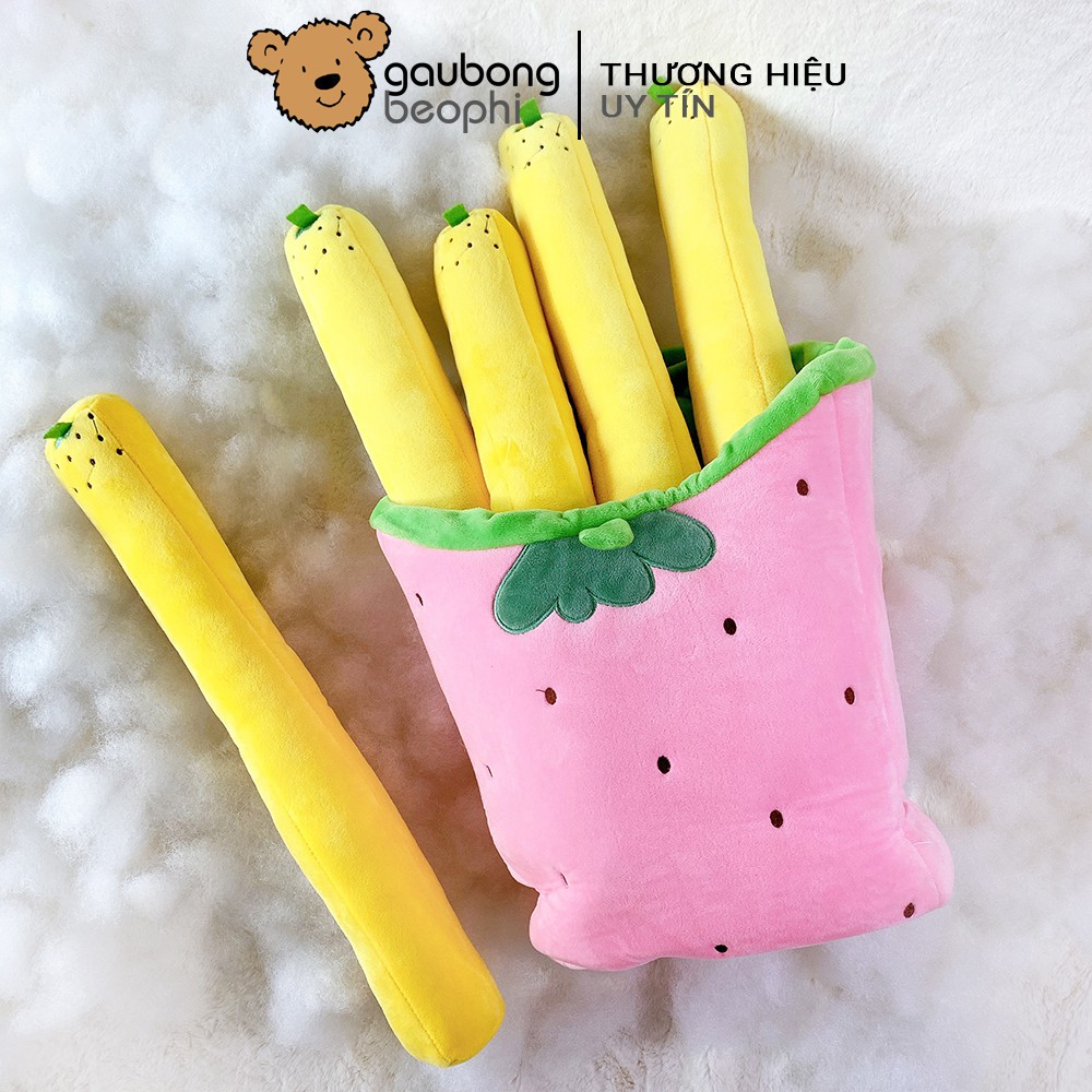 Gối Mền Snack Khoai Tây Gấu Bông Béo Phì