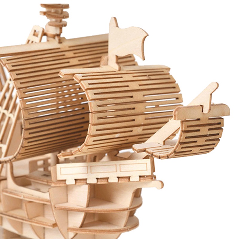 Đồ Chơi Lắp Ráp Thuyền 3d Bằng Gỗ Diy